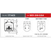 Firestone W013585354 Airide Air Spring Reversible Sleeve 1T14C-5
