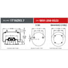 W013585523 by FIRESTONE - Airide Air Spring Reversible Sleeve 1T19ZK-5.7