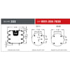 Firestone W013587839 Suspension Air Spring Kit AIR SPRING ASSY