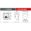 Firestone W013588494 Leaf Spring 1T15MPW6 AIR SPRING