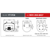 Firestone W013588637 Suspension Air Spring Kit Airide Air Spring Reversible Sleeve 1T17C-6