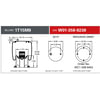 Firestone W013589238 Suspension Air Spring Kit Airide Air Spring Reversible Sleeve 1T15M-9