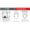 Firestone W013589241 Suspension Air Spring Kit Airide Air Spring Reversible Sleeve 1T15M-9