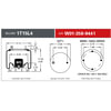 W013589441 by FIRESTONE - Airide Air Spring - Bus Reversible Sleeve 1T15L-4