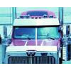 W4000 by ARANDA - 1997-2011, WESTERN STAR, 4900 STRATOSPHERE, 14" DROP VISOR (FIBERGLASS HIGH-ROOF), STAINLESS STEEL 18 GA.