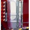 Aranda P-0148 Light Bar Platinum Filter Bar - 22-1/4", Stainless Steel, With 6 3/4" Light Holes