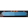 Aranda K-2005 Sun Visor Sun Drop Visor - 13", Flat Windshield, Stainless Steel, For W900B/T600