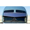 Aranda K-2438 VISOR 1PC BLIND MOUNT 10"X13" V-STYLE T660 (CURVED WINDSHEILD)