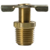Tectran 108-6-R Air Brake Air Line Fitting Air Brake Air Shut-Off Petcock - Brass, External Seat