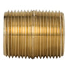 Tectran 112-E-R Air Brake Air Line Fitting Air Brake Pipe Nipple - Brass, 3/4 inches Pipe Thread, Closed Type