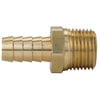 Tectran 125-4A-R Air Brake Air Line Fitting Air Brake Air Line Fitting - Brass, 1/4 in. I.D, 1/8 in. Thread, Hose Barb to