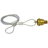 Tectran TV12105J Air Brake Air Tank Drain Cock Air Brake Reservoir Drain Valve - 5 ft., Crimped, Manual