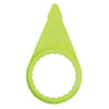 Tectran WCH07J Wheel Nut Indicator Wheel Nut Indicator - 1-1/4 inches Nut, "F" Model Letter, Neon Yellow