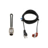 Phillips & Temro 860-9861 Vehicle Battery Heater Threaded Oil Immersion Heater-with Thermostat and Cordset, 120V, 300 Watts,