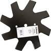 Stens 376-048 Edger Star Edge Blade, 9in OD, 8-Teeth, 1/2in Center Hole, Sharpened