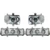 CASEKIT-13 by STENS - 4-Piece LED Headlight Kit, 360W, 32400 Lumens, Spot/Flood Pattern