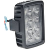 Stens TL3075 Work Light LED Work Light, Rectangular, 40 Watts, 3600 Lumens, 12/24V, Flood Pattern, Side Mount