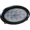 Stens TL7090 Truck Cab Light LED Cab Light, Oval, 24 Watts, 2450 Lumens, 12/24V, Flood Pattern, Flush Mount