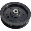 280-808 by STENS - Accessory Drive Belt Idler Pulley, Flat Idler, Metal, 1 1/8in H x 3/8in ID x 4 7/8in OD