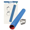Flexfab KIT3003 Coolant Hose 12 in. Blue 3-Ply Silicone Coolant Hose and Clamp Kit, 2.5" ID x 2.82" OD, 200 PSI Actual Burst