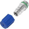 FT7633C by UNIVERSAL AIR CONDITIONER (UAC) - A/C Service Valve Fitting -- Aluminum Straight Screw-on Service Port Fitting