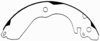 PAB644 by WAGNER - Wagner ThermoQuiet PAB644 Drum Brake Shoe Set