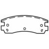 Wagner PD714 Disc Brake Pad Set QC714