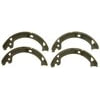 Z812 by WAGNER - Wagner Brake Z812 Parking Brake Shoe