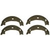 Z828 by WAGNER - Wagner Brake Z828 Parking Brake Shoe