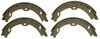 Z874 by WAGNER - Wagner Brake Z874 Parking Brake Shoe