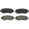 ZD672 by WAGNER - QuickStop Ceramic Disc Brake Pad Set