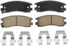 Wagner ZD814 Disc Brake Pad Set QuickStop Ceramic Disc Brake Pad Set