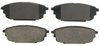 Wagner ZD892 Disc Brake Pad Set QuickStop Ceramic Disc Brake Pad Set