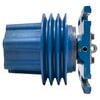BorgWarner 1077-07895-03 Engine Cooling Fan Hub Kysor Fan Hub, 6.17-Inch Pulley Diameter for Detroit Diesel Series 60 Engine