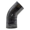 Vibrant Performance 2758 Hose Coupler 4 Ply 45 Degree Elbow; 4.5 in. I.D. x 4.25 in. Leg Length; Black;