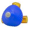 A223C by BULK TANK - 3-Port Complete SpinFlow Aerator Assembly, Clear