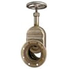 Betts Hd SSG1004 Multi-Purpose Hydraulic Control Valve Gate Valve - 4" Manual TTMA Flange x 4" Threaded Pipe Stainless Steel