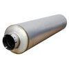 Donaldson M100465 Exhaust Muffler Exhaust Muffler - Steel, 51.00 in. Overall length, Round Style