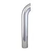 P216204 by DONALDSON - Exhaust Stack Pipe - 36.00 in., Chrome, Curved Style, ID Connection