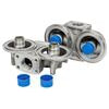 Donaldson P563274 Engine Cylinder Head Assembly Hydraulic Filter Head - 9.84 in., 1 1/2 NPT Inlet/Outlet Size, with Bypass