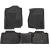 Husky 98211 Floor Liner Weatherbeater - Front & 2nd Seat Floor Liners (Footwell Coverage)