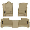 Husky 98233 Floor Liner Weatherbeater - Front & 2nd Seat Floor Liners (Footwell Coverage)