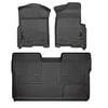 Husky 98331 Floor Liner Weatherbeater - Front & 2nd Seat Floor Liners (Footwell Coverage)
