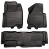 Husky 98721 Floor Liner Weatherbeater - Front & 2nd Seat Floor Liners (Footwell Coverage)