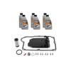 Vaico V30-2257 Transmission Filter Kit Cartridge Filt W/ Seal, Sump Filt, Oil Pan Gasket, Oil (DCG 6 ltr), Instl HW