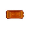 Peterson Lighting 153A Clearance Light LED Marker/ Clearance, P2, Rectangular, 2.50"X1.21", amber, poly bag