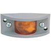 Peterson Lighting M122A Clearance Light Incandescent Marker/ Clearance, PC-Rated, Rectangular, Armored, 4.88"X2", amber, bulk