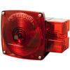 Peterson Lighting M444L Trailer Light Incandescent Thin Line, Wide Combination, w/ License Light Over 80" 5.94"X4.50", red +