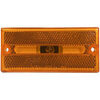Peterson Lighting V132A Clearance Light Incandescent Marker/ Clearance, P2, Rectangular, w/ Reflex, 3.88"X1.8", amber, Viz