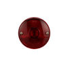 428 by PETERSON LIGHTING - Incandescent Stop/Turn/Tail, Universal, Round, Stud-Mount, w/ License Light, 3.75"X2.625", poly bag